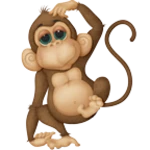 monkey live wallpaper android application logo